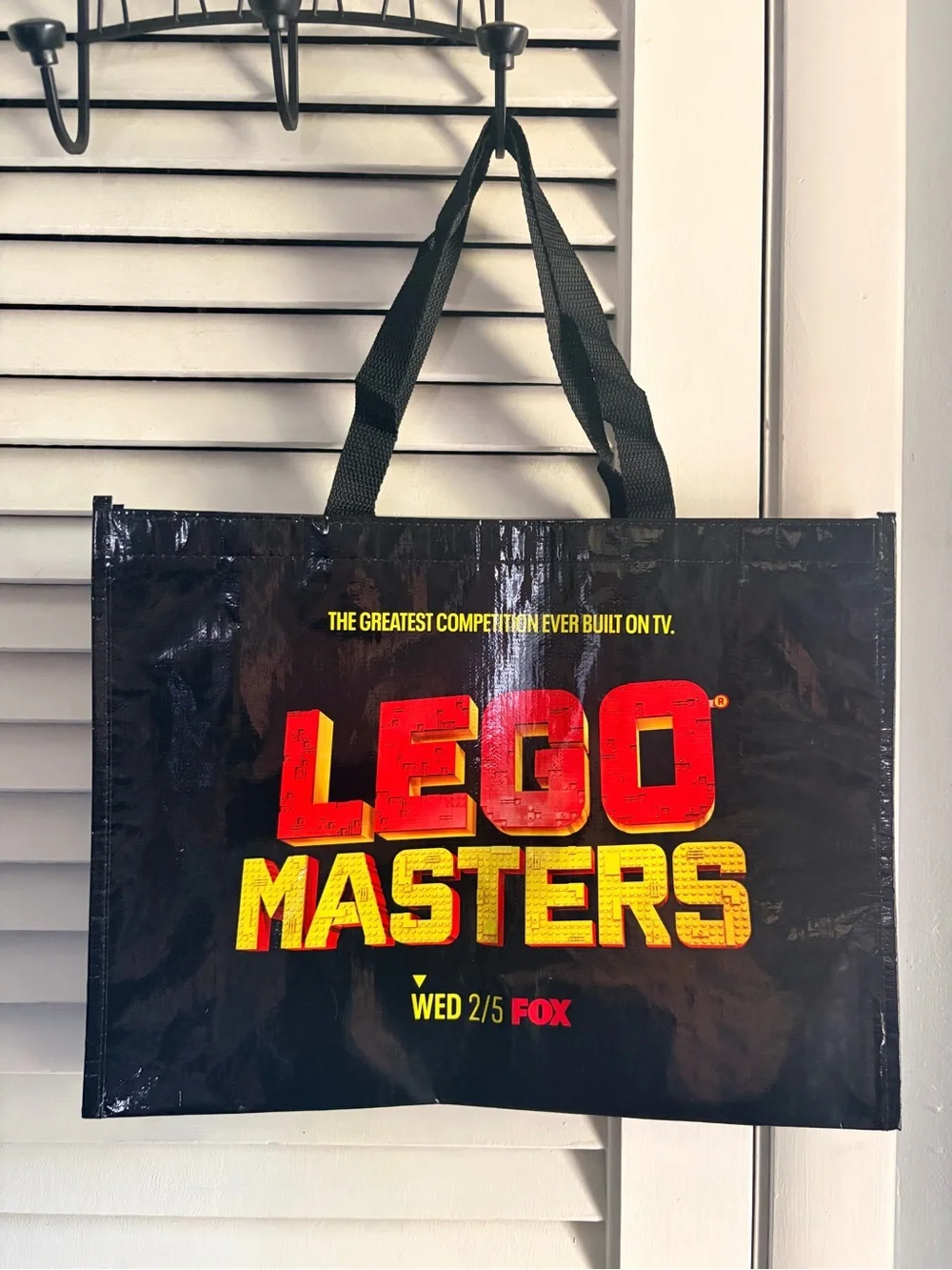LEGO Masters Promotional Totes with Red and Yellow Logo (10 bags set)